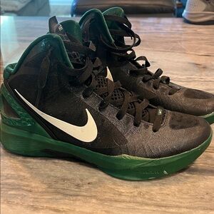 Nike Zoom Hyperdunk 2011 sneakers in the "Geometric Team Pack - Boston Celtics"